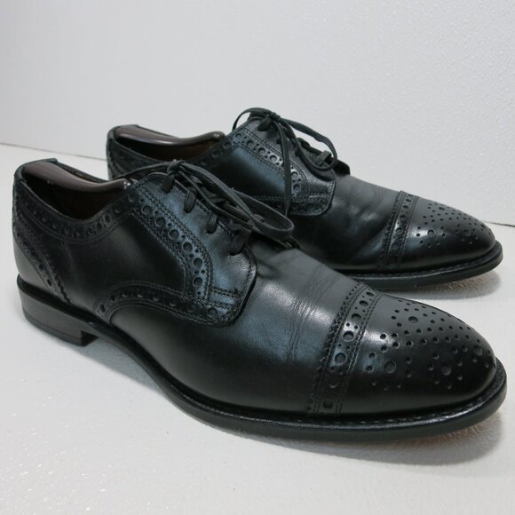 Allen Edmonds Rogue Cap Toe Oil Tanned Leather Dress Oxfords Shoes Mens 9 D